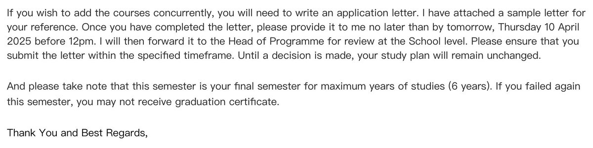 这个学期我一定要好好上课了，戒一下炒币，学校已经跟我说了我这学期再挂科的话就要把我退学了，只剩高中学历。