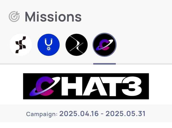 Xenea_io's tweet photo. A new Chat3 Mission @chat3one   just dropped in the XENEA Wallet!

Want to earn more and stay ahead?

Here's how to join:
1️⃣ Open the XENEA Wallet
2️⃣ Go to the Mission tab
3️⃣ Click on the Chat3 Mission at the top

Complete tasks, earn rewards, and keep climbing the leaderboard.
Now’s the perfect time to jump in and make it count.

#Xenea #Chat3 #XENEAWallet