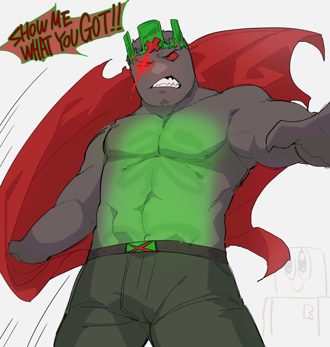 「"Atuyu you should draw him shirtless""I 」|熱湯のイラスト