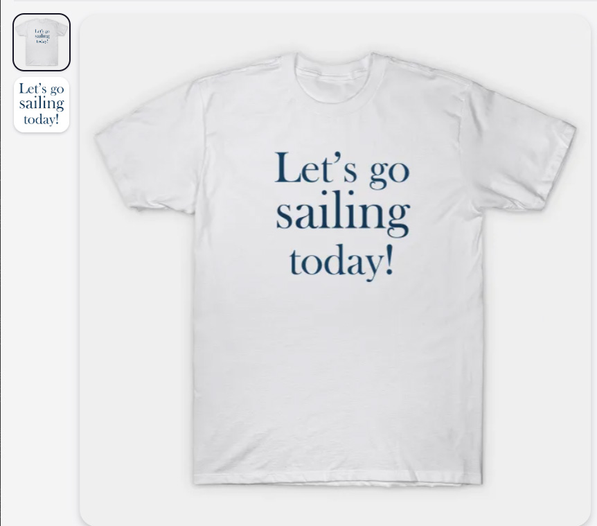 HurmerintaArt's tweet photo. Let's go sailing today!
Motivational and inspirational text art for sailors and all who love the sea.
Low prices today!
#mensshirts #womensshirts #kidsshirts #caps #stickers #pillows #bags #magnets
https://t.co/lpYz1K6eB0 https://t.co/xjT51SRw9B