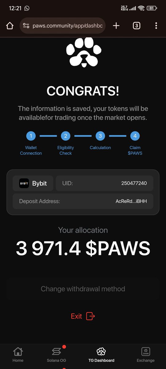 jembata22's tweet photo. @PawsUp_Powered I haven't received it yet, yesterday i received it and somehow it gone. 
Telegram id: 6011661872 https://t.co/anhfKlL1R2