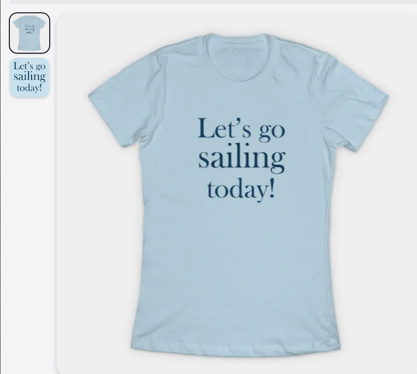 HurmerintaArt's tweet photo. Let's go sailing today!
Motivational and inspirational text art for sailors and all who love the sea.
Low prices today!
#mensshirts #womensshirts #kidsshirts #caps #stickers #pillows #bags #magnets
https://t.co/lpYz1K6eB0 https://t.co/xjT51SRw9B