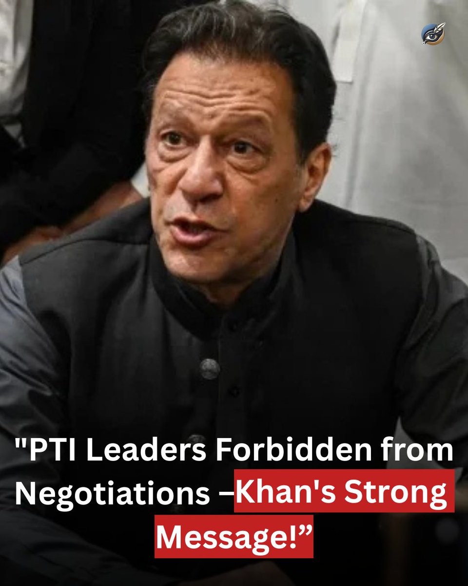 indusexaminer's tweet photo. 🛑 Imran Khan denies authorizing any talks with the establishment.
 Via PTI Chairman Gohar Ali Khan, he asserts that no party leader has been permitted to engage with the military.
Full story ➡️https://t.co/gzRQCWRN3x
#ImranKhan #PTI #PakistanPolitics #BreakingNews https://t.co/0ZlVKWBDjv