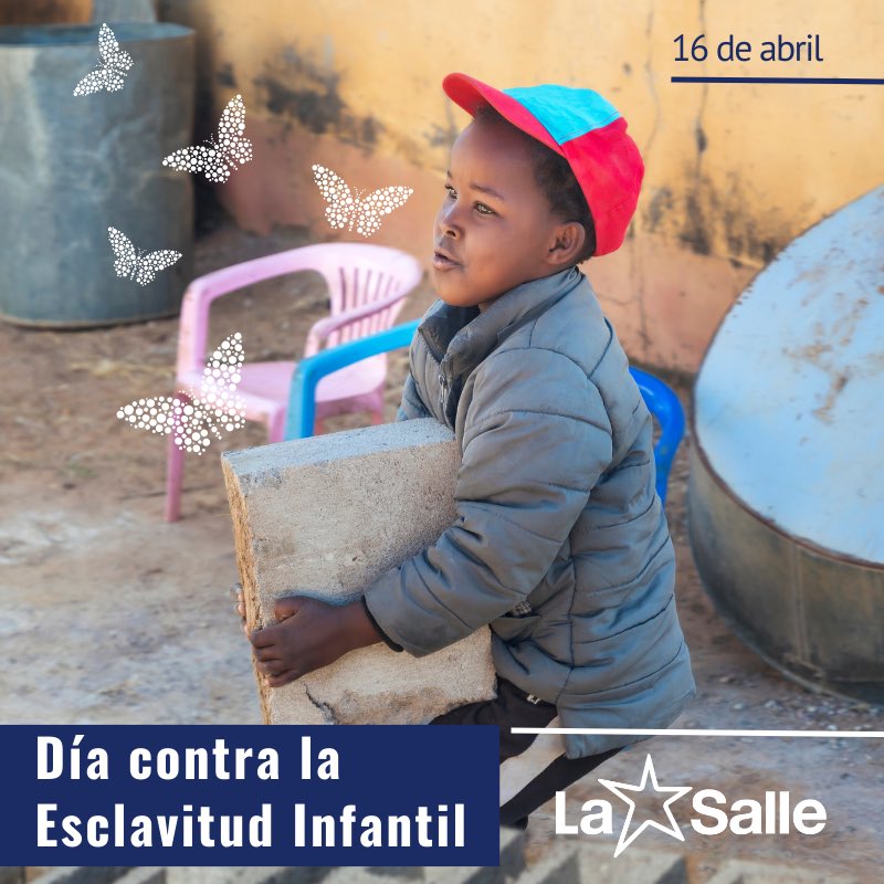 #LaSalle #TrabajandoPorUnMundoMejor #DíaContraLaEsclavitudInfantil
#TiempoDeCuidarTiempoDeCrear #SomosLaSalle #MiraMásAllá