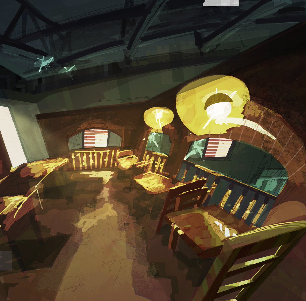 #PleinAirpril2025 
Quick sketch for this one, gonna spend more time on my one for tomorrow!