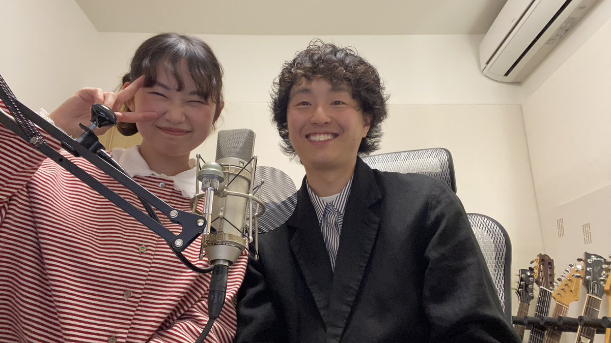 #さえのわっふる 
リモート生出演ありがとうございました👫
初のラジオ出演で緊張しました🫨

なんと完成したてホヤホヤの
新たな音源もかけていただきました〜！

ぜひradikoで聴いてください🎈
radiko.jp/share/?sid=RKB…