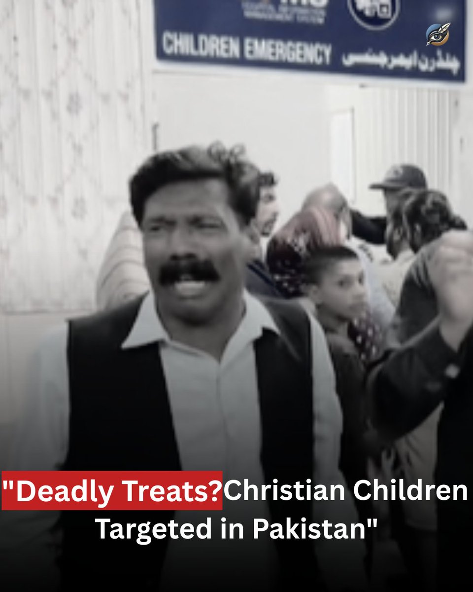 indusexaminer's tweet photo. 🕯️ Tragedy in Hafizabad
 Three Christian children dead, five critically ill after consuming suspected poisoned sweets in Qila Sahib Singh.
 Authorities investigating; community demands justice.
Full story ➡️https://t.co/t3eIOtXYTZ
#Hafizabad  #MinorityRights #JusticeForChildren https://t.co/IdSaXMbgkn