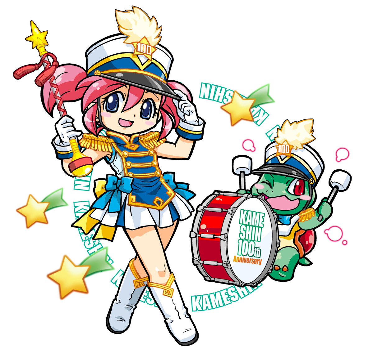 「夢叶ちゃんおまけ 」|ここまひ（赤い靴CLUB)のイラスト