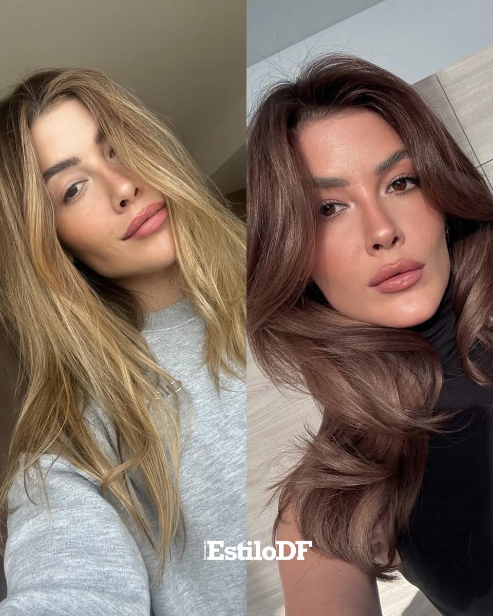 ¡Adiós rubio, hola castaño! Michelle Salas se despide de su clásico tono rubio, y ahora le da la bienvenida a su nueva era como morena.

CC: @michellesalasb