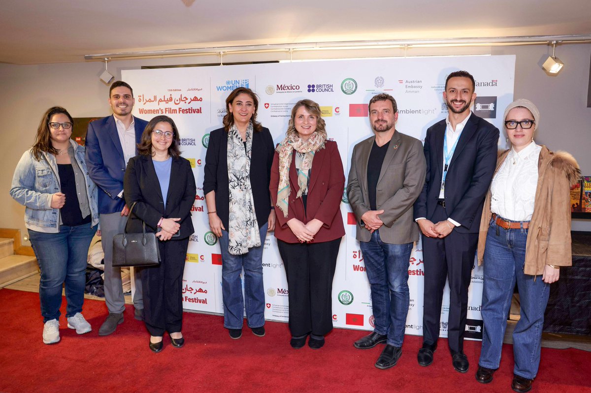 irlembjordan's tweet image. The Embassy was delighted to screen a premiere in Jordan of ‘Housewife of the Year’ as part of the UN Women’s Film Festival. Many thanks to everyone who engaged with the panel discussion afterwards on the issue of social norms.