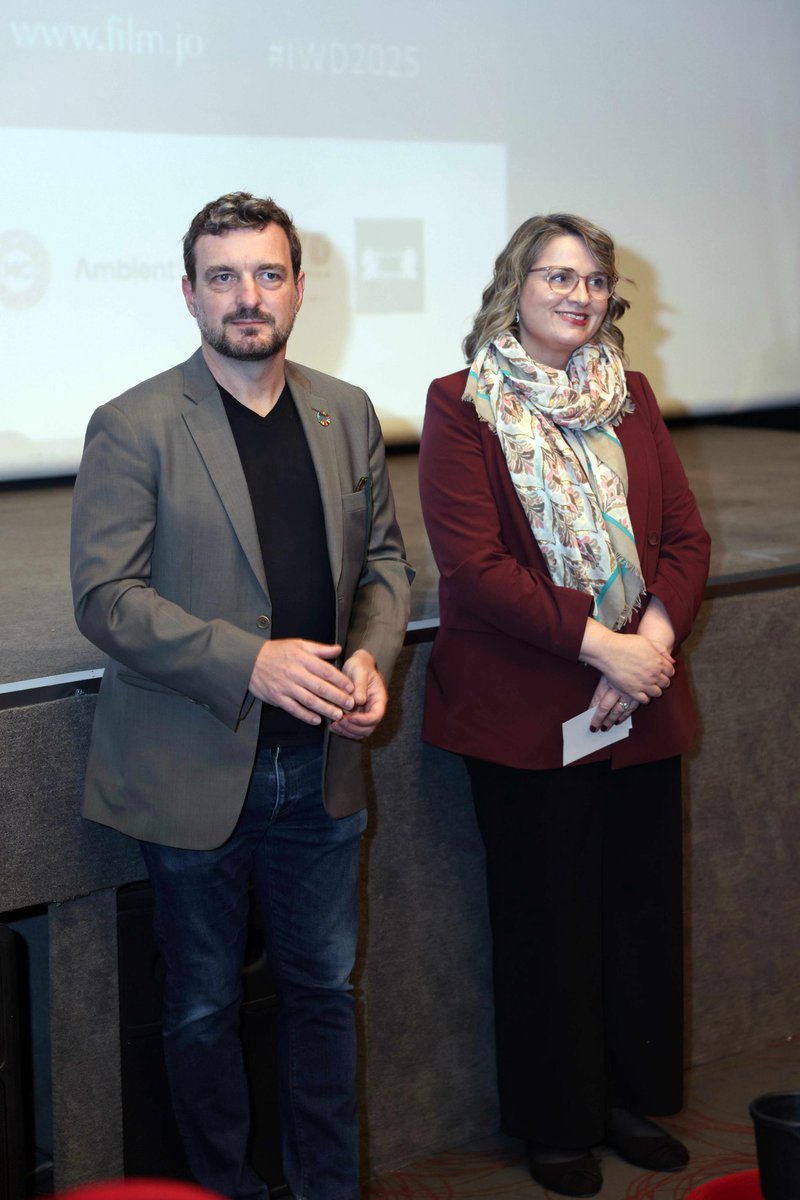 irlembjordan's tweet image. The Embassy was delighted to screen a premiere in Jordan of ‘Housewife of the Year’ as part of the UN Women’s Film Festival. Many thanks to everyone who engaged with the panel discussion afterwards on the issue of social norms.