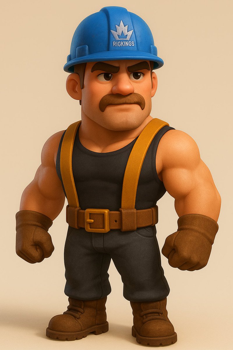 RigKings's tweet photo. Meet Drill Bit Dave
The steely-eyed vet of the Rig Kings crew.
With nerves of steel and a mustache tougher than tungsten, Dave knows one thing—go deep or go home.

#RigKings #MobileGame #OilfieldLife #Roughneck #DrillBitDave #GameDev https://t.co/uxWBAPVAMT