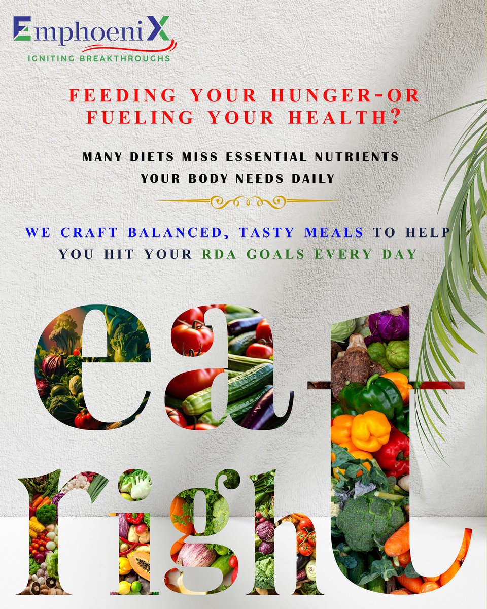 weemphoenix's tweet photo. Don't just eat to satisfy hunger — eat to support your health 💪🍽️

How?

Our meals feature a daily rotation of vegetables, with no repeats in a week.

This ensures a diverse nutrient profile to help meet your RDA goals.

We focus on balance, quality, and purposeful nutrition. https://t.co/QoTC5xu4K2