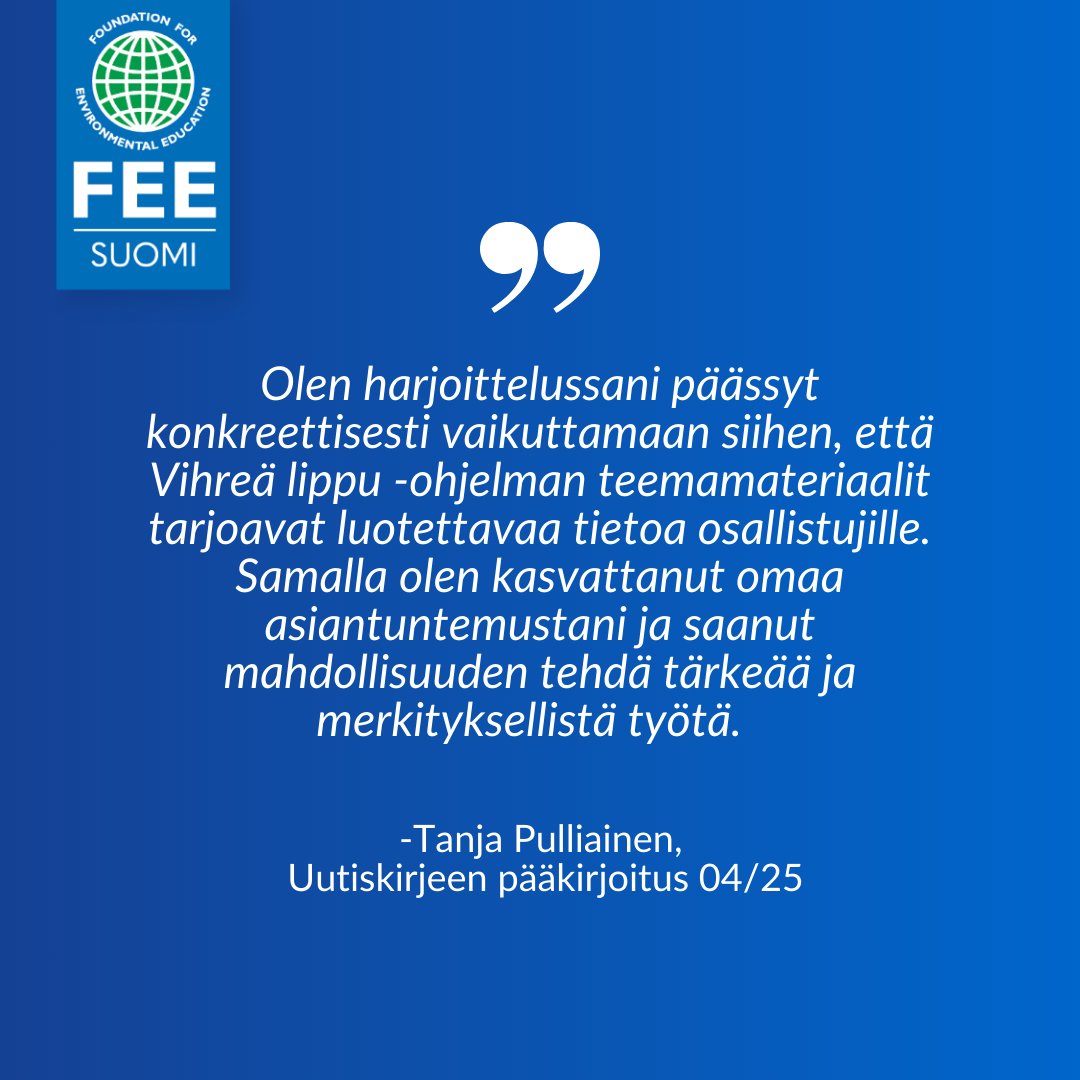 FEE Suomi tweet media