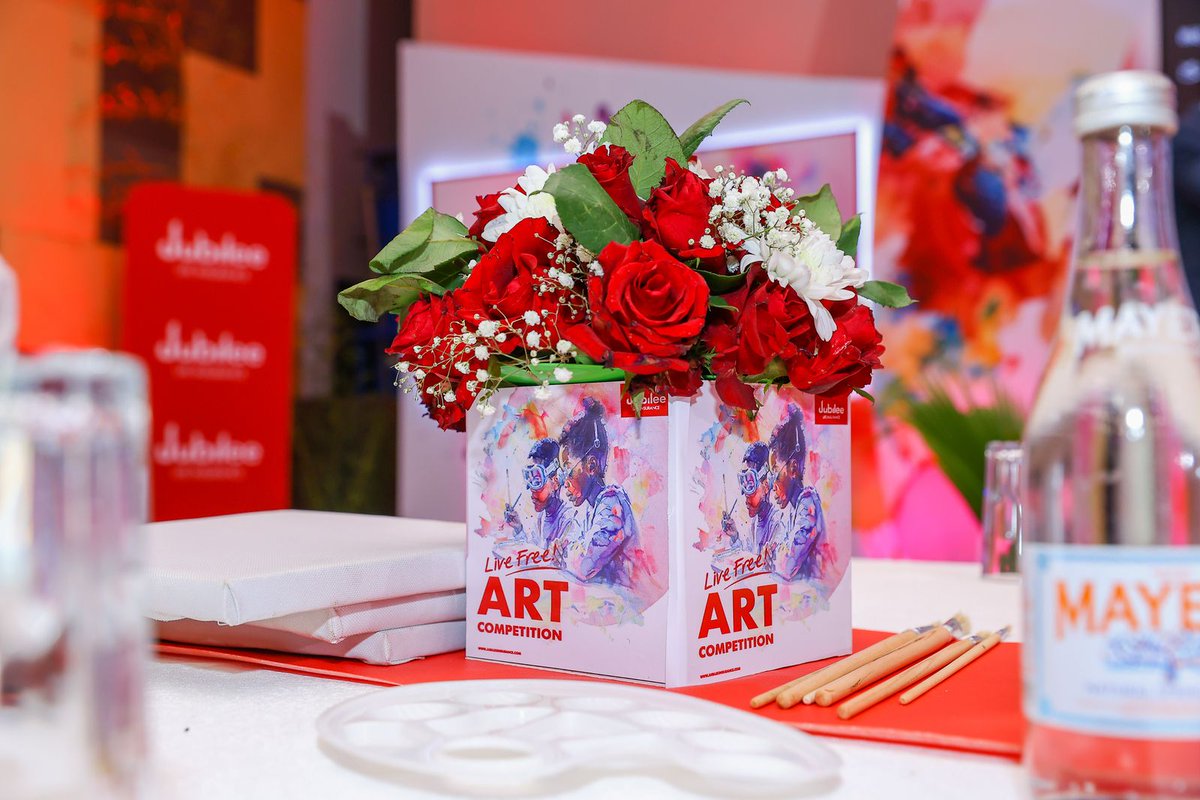 JubileeGroupKE's tweet photo. Art is how we decorate space — but creativity? That’s how we decorate the mind!
Today we celebrate the amazing creativity of our young artists, and we can’t wait to reward their brilliance!
#LiveFreeArtCompetition #JubileeLifeInsurance #FaidaElite https://t.co/n51yZXcqfU