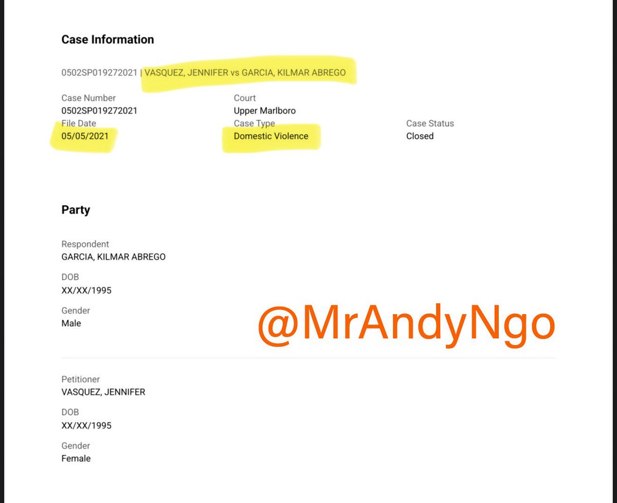 MrAndyNgo's tweet photo. The wife of deported suspected gang terrorist Kilmar Abrego Garcia either lied to the court when she petitioned for a domestic violence protective order against him or she is lying now on the GoFundMe claiming he is an excellent husband as over $162K has poured in. https://t.co/J7VQmviibE