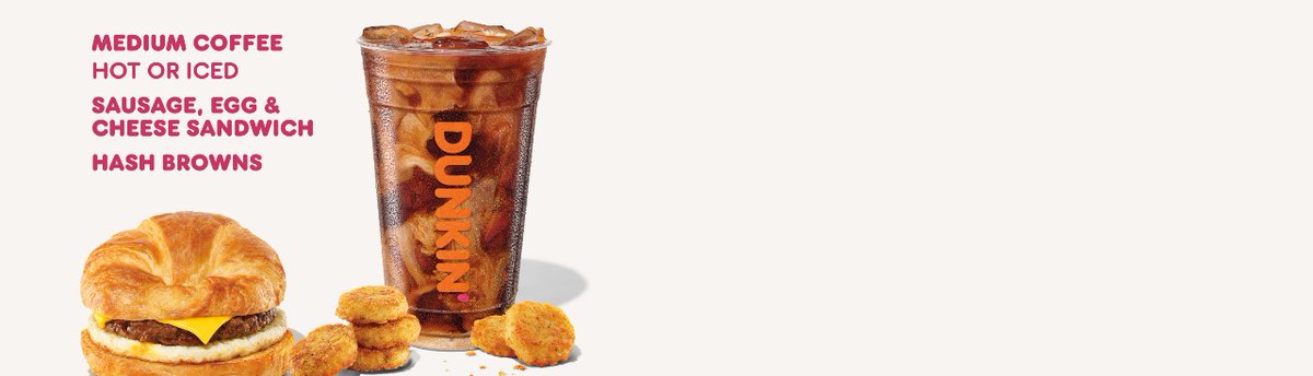MrShrijon's tweet photo. MAKE THE MOST
OF YOUR DUNKIN’RUN!
Calling all Dunkin’ fans! Join Dunkin’ Rewards today to enjoy exclusive offers and start earning points toward FREE food and drinks.The more you visit, the more benefits you unlock!
Join now https://t.co/onbDd2aYzt
#DaredevilBornAgain#Gura #Hawks https://t.co/4iqPfsrVPc