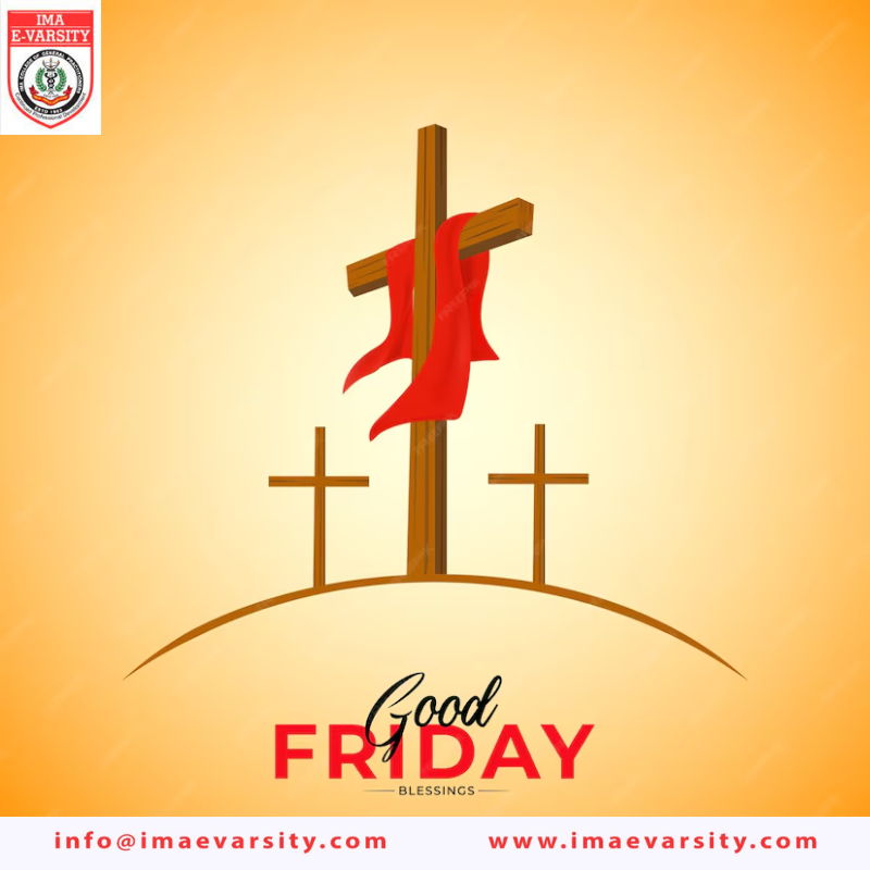 imaevarsity's tweet photo. Happy Good Friday. May God turn this Friday into a new beginning of your life. Have a blissful good Friday with friends and family. #goodfriday #friday #fridayvibes #goodfridayspecial #wishes #festival #fridaymood #ima #imaevarsity https://t.co/slKlzm9Dmw