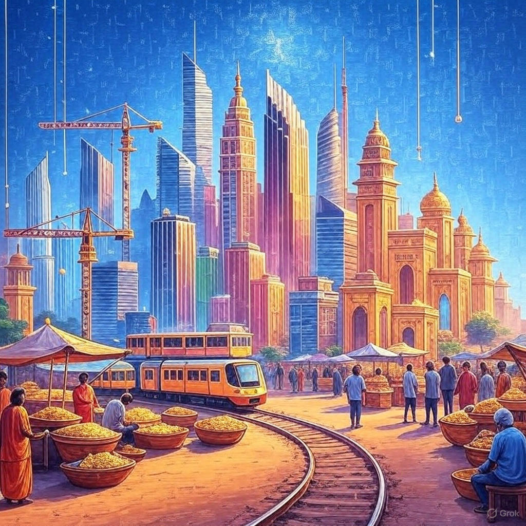 stockifiabhijit's tweet photo. India is going to build 90 Crore sq. meters of urban space by 2030.

That’s like building 8 New York Cities over the next five years.

By 2036, 40% of India's population—60 Crore—will likely reside in cities.

70% of India’s 2047 Infra doesn’t even exist yet.

India is set to construct the largest urban infrastructure the world has ever seen.

Bookmark and retweet this thread to revisit it later.

India is getting a complete urban facelift from metros to mega malls, airports, and smart cities.