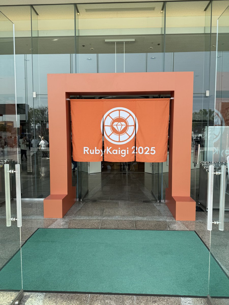 isaka1022's tweet photo. 今年も参加しています！
#rubykaigi https://t.co/5BX3qNtNjz