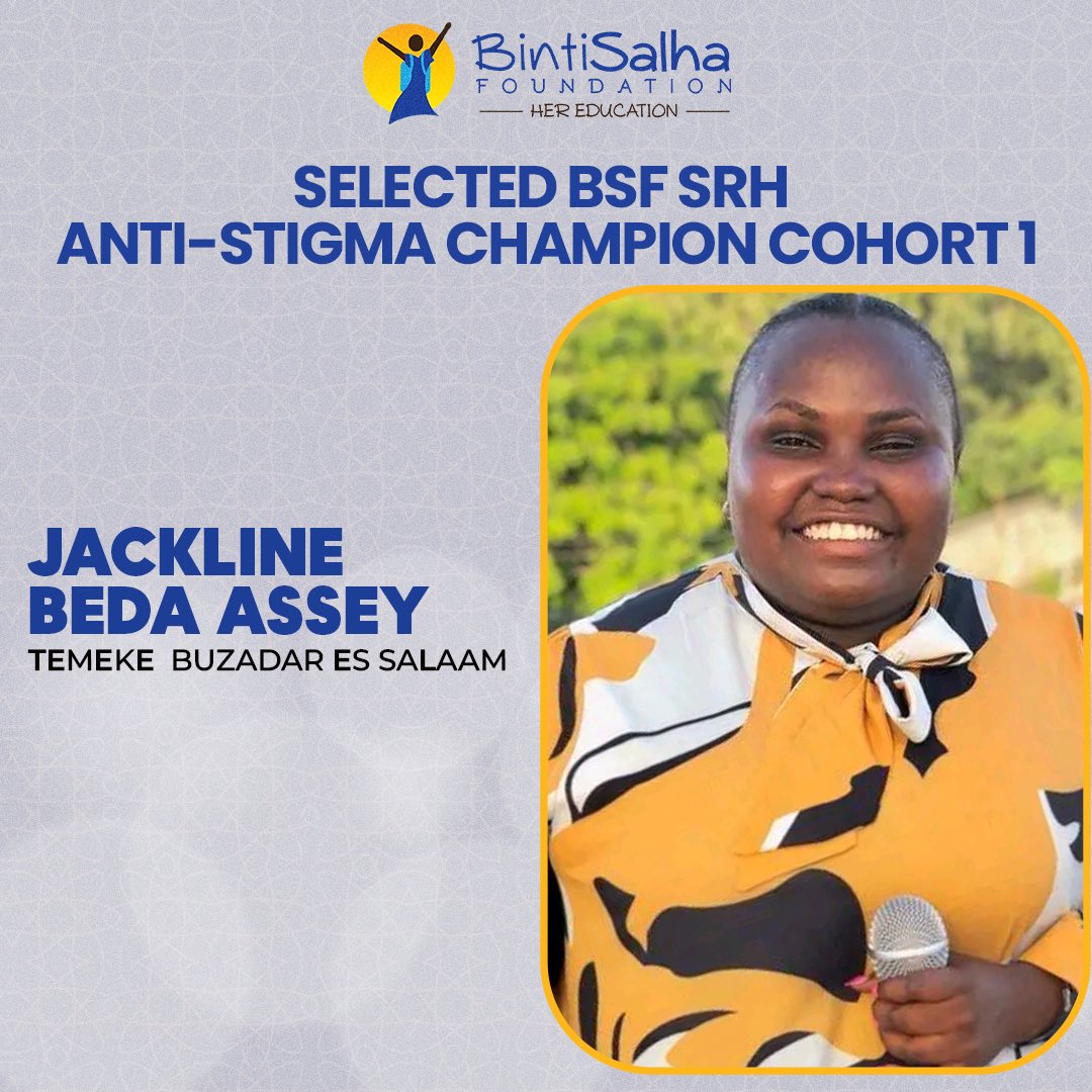 MEET THE SELECTED BSF SRH ANTI-STIGMA CHAMPIONS 

COHORT 1 

These Youth Champions are going to learn, unlearn and relearn about SRH and how to counter stigma around SRH. 

They’re BINTI SALHA FOUNDATION Youth Champions 💪 

#BSFSRHAntiStigmaChampions #BSFYouthChampions