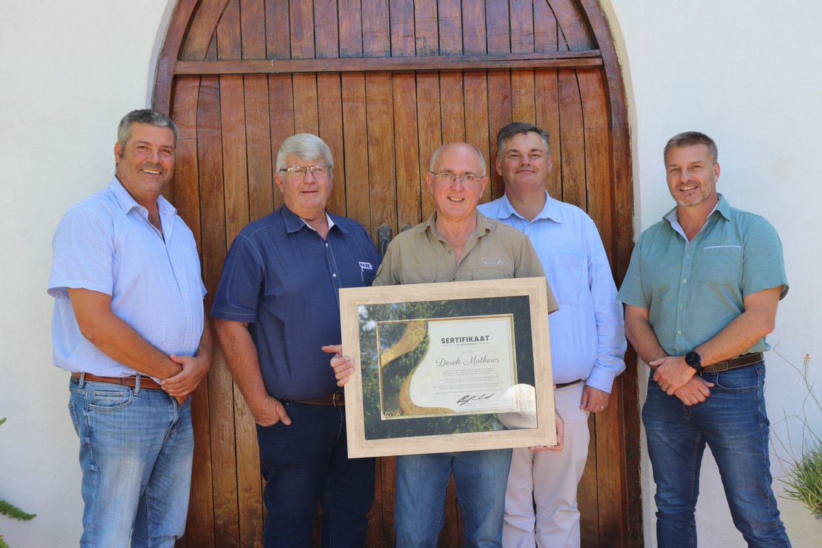 Thank you, Derek Mathews, for your absolute dedication and outstanding service during your five-year term as chairman of <a href="/GrainSA/">Grain SA</a> 
NWK is proud to call you one of our own!