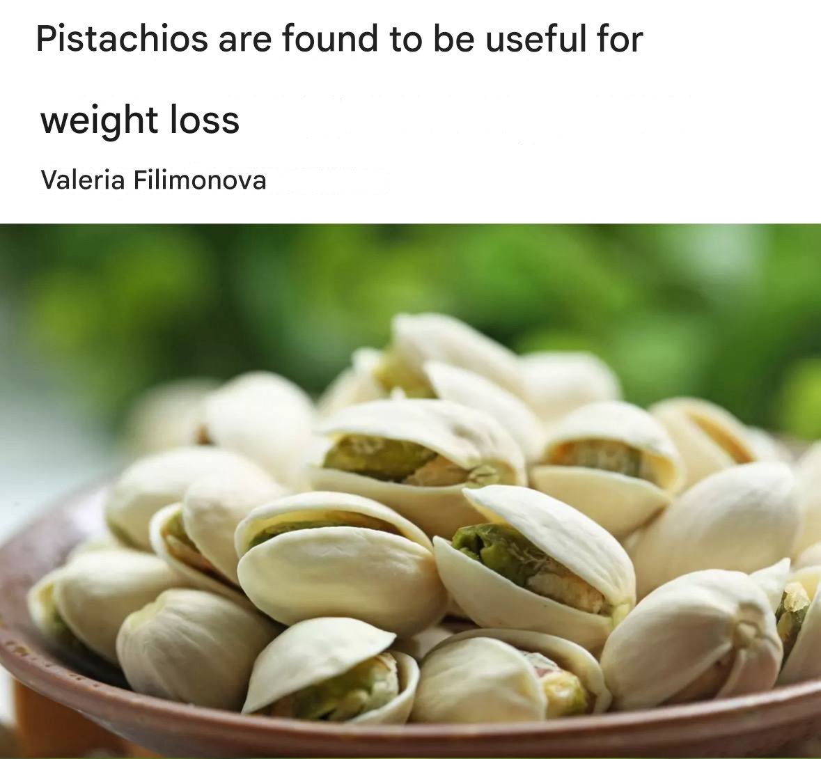 aniwispcom's tweet photo. 🥜 #Pistachios are good for #weightloss & #health:
✔️ Reduce appetite and help #controlweight
✔️ Improve cholesterol levels
✔️ Stabilize #blood #sugar
✔️ Source of #antioxidants & #fiber
#nutrition #snack #plantfood #healthy #healthyeating
#food #antioxidants #heart #prebiotics https://t.co/J8L8bJsRp7
