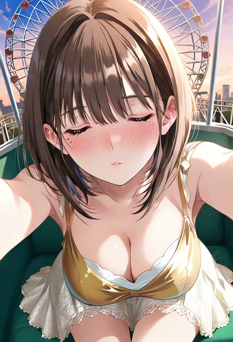 こんにちは☀ 観覧車キス企画3日目は寧々さんです✨ やっぱり大人の