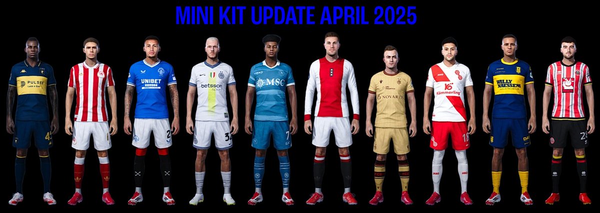 PeSoccerWorld's tweet image. 🎽 ¡Nuevos kits y fuentes para #PES2021 en PC!

🔥 Equipaciones actualizadas para la temporada 2025 cortesía de DN7 Kits.
📥 Fácil instalación y muuucha calidad.

👉 Descúbrelo todo aquí: Enlace en el primer comentario 👇

#eFootball #PESMods #PESCommunity #KitsPES2025