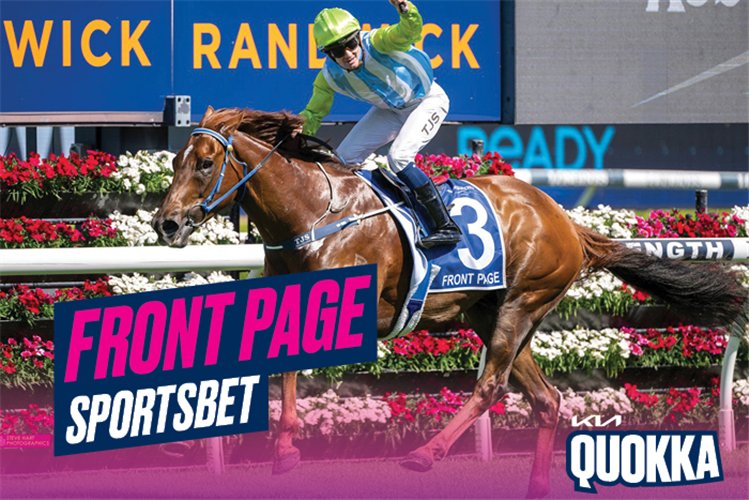RandSRacing's tweet photo. 🚨🎥🚨 It's a case of Take Two for @sportsbetcomau who've chosen Front Page as their runner for the $5million @RacingWA_ #Kia #Quokka at Ascot on April 26.

@JAltieriMedia &amp; @Eperry322 assess how Matt Dale's sprinter rates off a big 1st up Galaxy run

https://t.co/molHZM32Y2 https://t.co/Xd6Mws1xIt