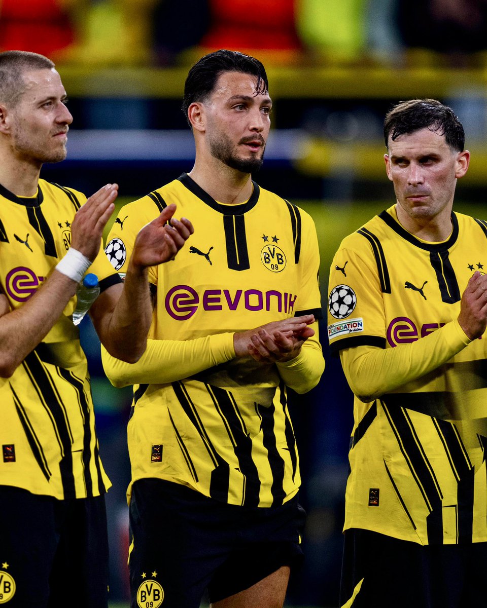 We gave it our all until the very end, but unfortunately it wasn’t enough. I’m proud of the team for the fight &amp; grateful for your amazing support! 🖤💛
That’s how we need to attack the coming weeks – all together! <a href="/BVB/">Borussia Dortmund</a>