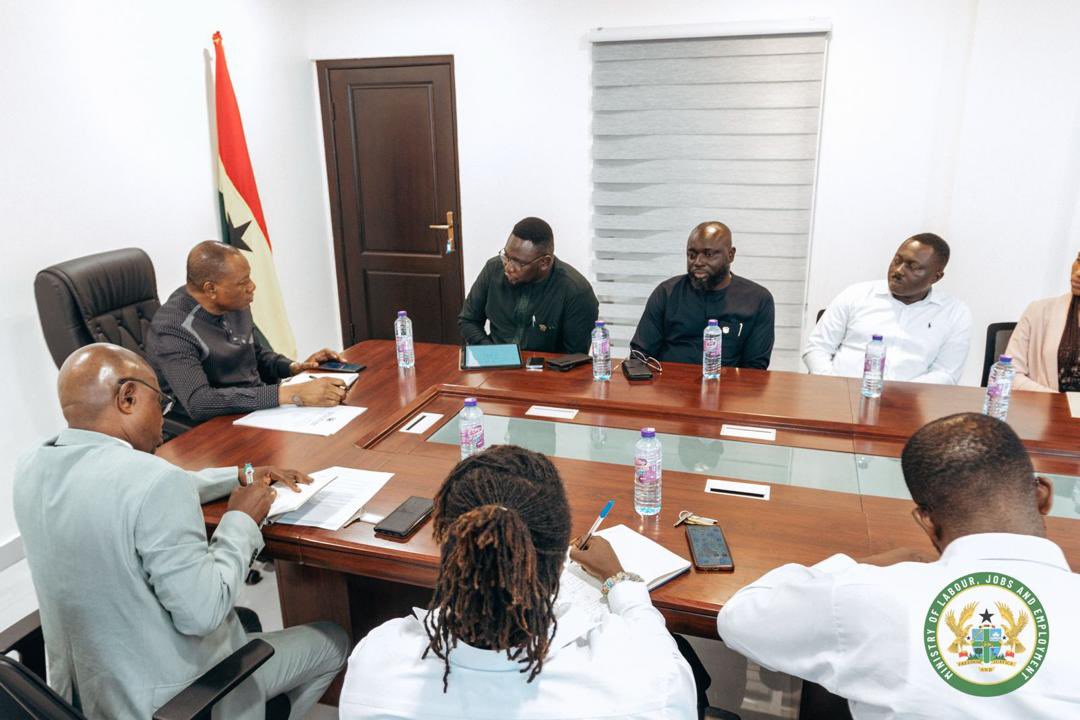 rashpelp's tweet photo. Just met with the Ghana Chamber of Young Entrepreneurs. Their Young Entrepreneurs Leave Initiative (YELI) is bold, timely &amp; inspiring. With the right support, it can create 1,500+ jobs. The Ministry is open to collaboration that empowers youth &amp; builds Ghana’s future. #YELI #jobs https://t.co/TRrVhJdBsJ
