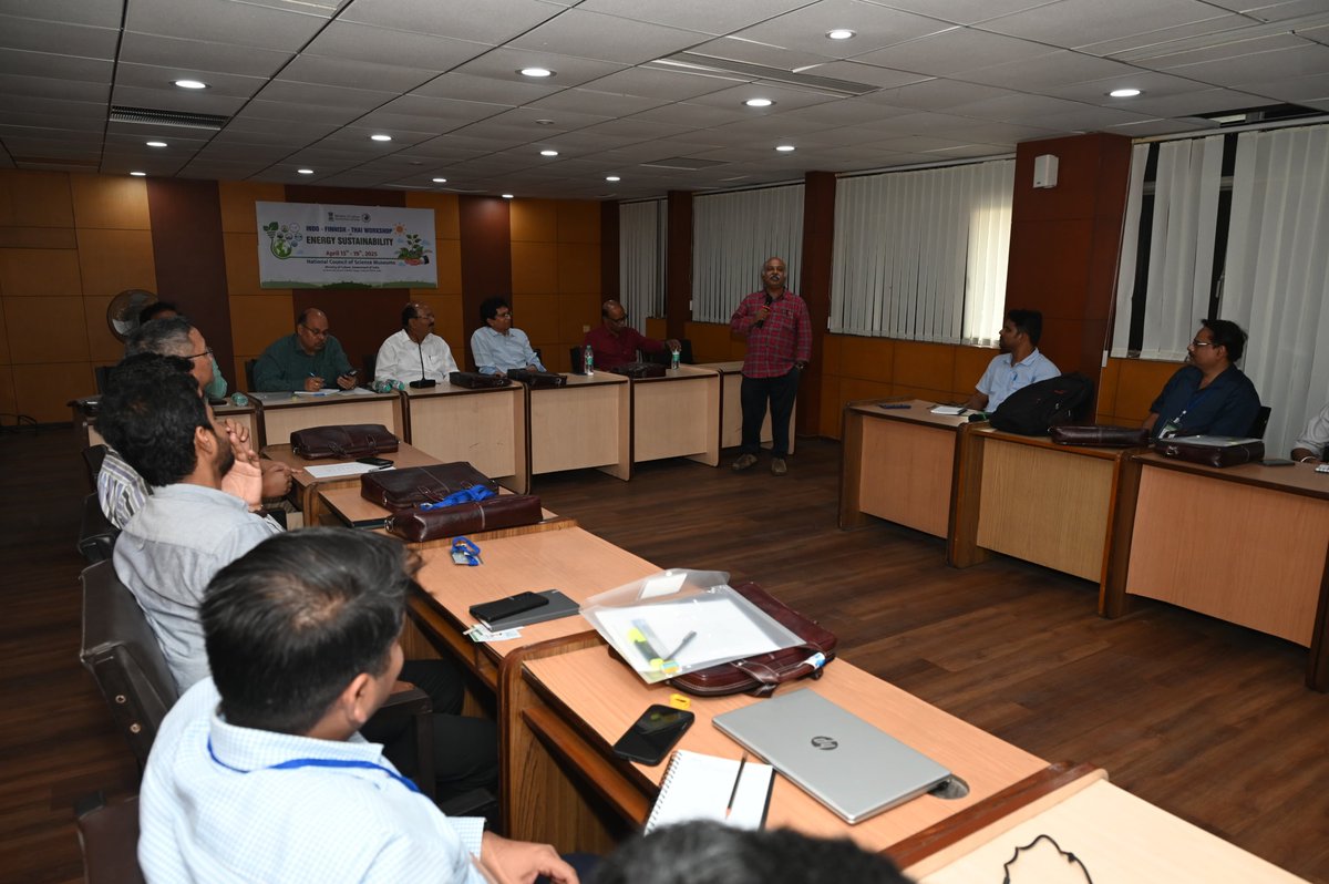 ncsmgoi's tweet photo. The Indo-Finnish-Thai Workshop on "Energy Sustainability" organized by @ncsmgoi, @MinOfCultureGoI, kicked off with great energy & participation!
This marks Phase 1 of selecting the Indian team for the final Indo-Finnish-Thai #CollaborativeWorkshop.
Glimpses from Day 1 π· https://t.co/o9L45dSnbm