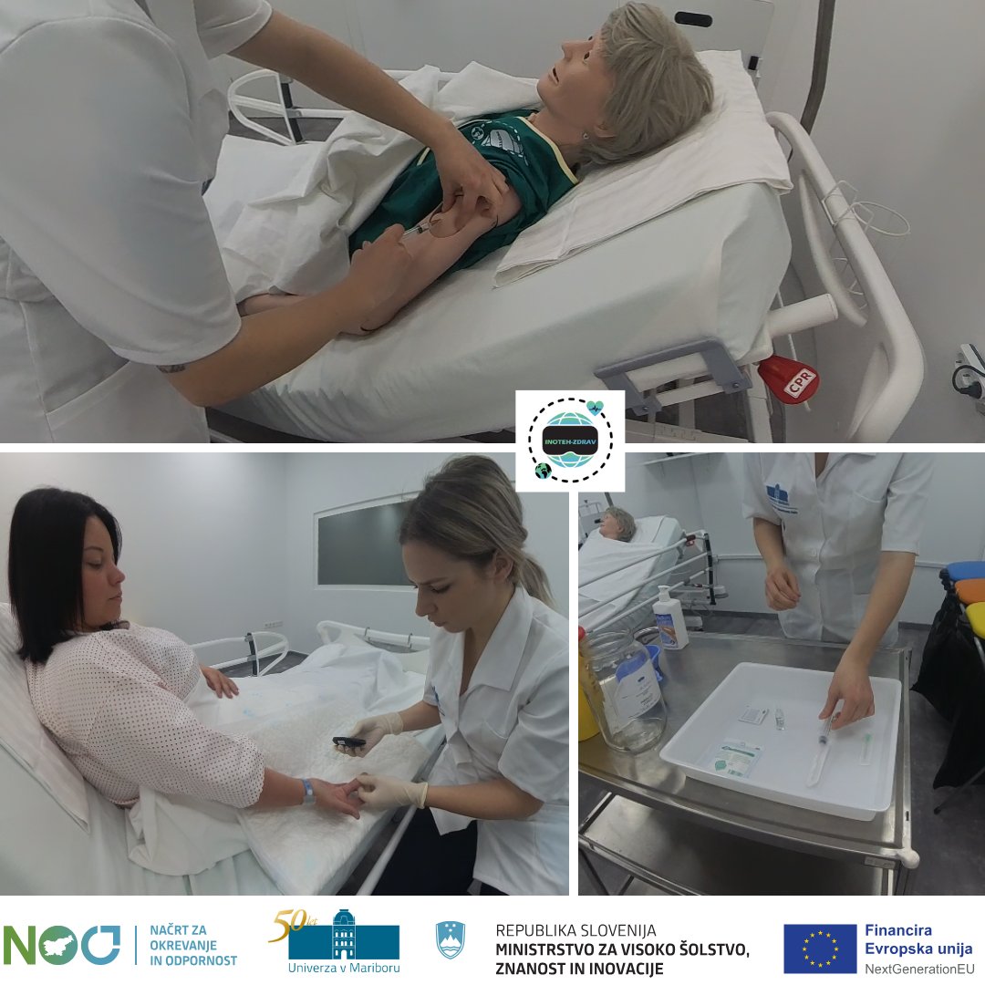 🎥 Nursing interventions in 360°!
Key procedures recorded in a simulation setting  – almost like being there! 🩺
#univerzavmariboru #NOO #NextGenerationEU #EUsredstva #MVZI #InTECHiE #inotehzdrav