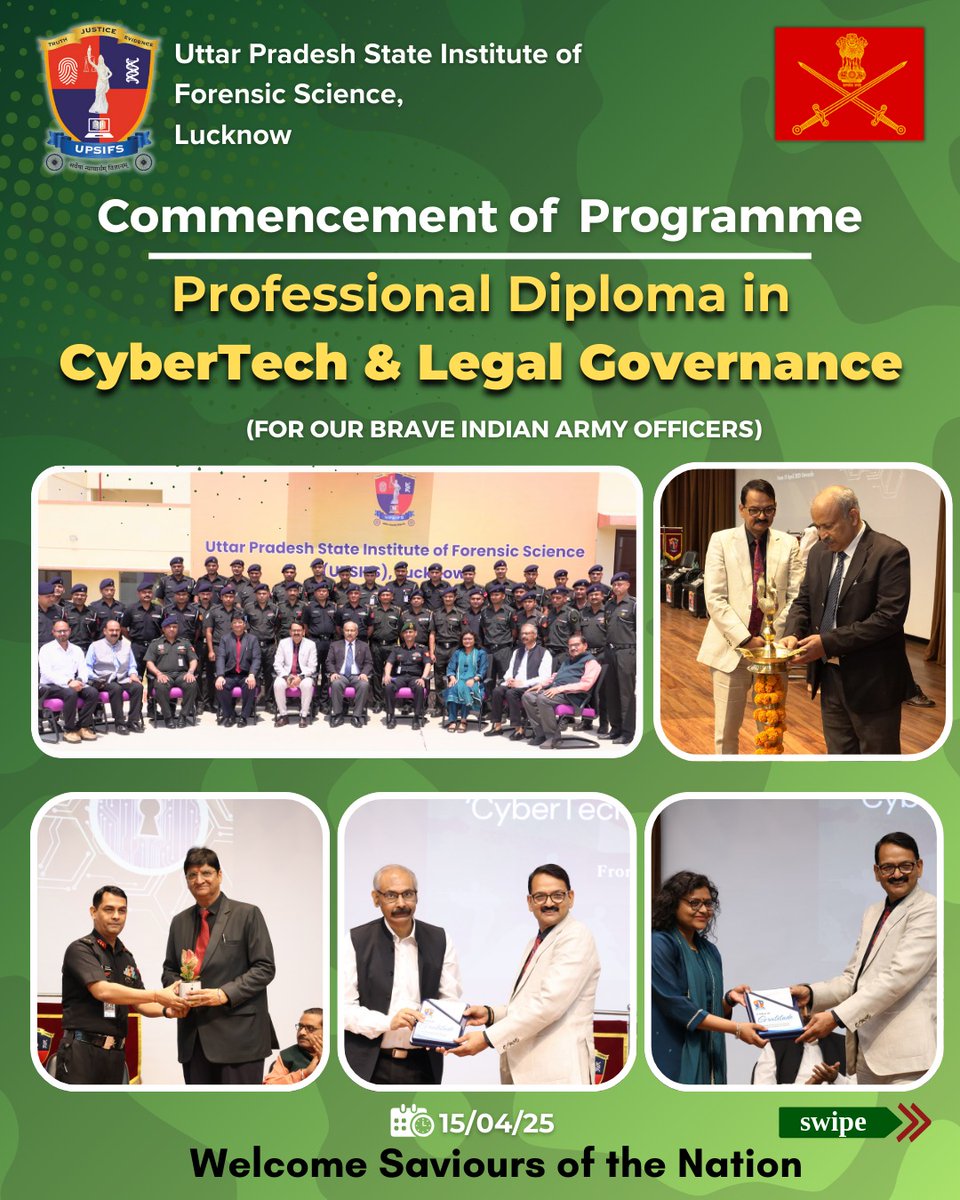 upsifsUp's tweet image. They guard the nation, now empowered by tech, A journey of pride, with knowledge.

@Uppolice 
@UPGovt 
@CMOfficeUP 
@igrangebareilly 
@Igrangelucknow 
@Cyberdost 
@DefenceMinIndia 
@adgpi 
#IndianArmy #CyberSecurity #TechForDefence #DigitalIndia #CyberDiploma #MilitaryTraining