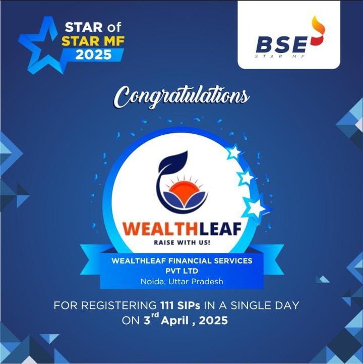 BSE STAR MF (@bsestarmf) on Twitter photo Kudos to our MFD Wealthleaf Financial Services Pvt Ltd from Uttar Pradesh for registering 111 SIPs in a day. #SIPchampion <a href="/BSEIndia/">BSE India</a> <a href="/ADS0210/">Ashutosh Singh</a> <a href="/GrowellLegacy/">GroWell Legacy</a> <a href="/JKetan5/">JKetan</a> <a href="/varungupta2412/">Varun Gupta</a> <a href="/cafemutual/">Cafemutual</a> Kudos to our MFD Wealthleaf Financial Services Pvt Ltd from Uttar Pradesh for registering 111 SIPs in a day. #SIPchampion <a href="/BSEIndia/">BSE India</a> <a href="/ADS0210/">Ashutosh Singh</a> <a href="/GrowellLegacy/">GroWell Legacy</a> <a href="/JKetan5/">JKetan</a> <a href="/varungupta2412/">Varun Gupta</a> <a href="/cafemutual/">Cafemutual</a>