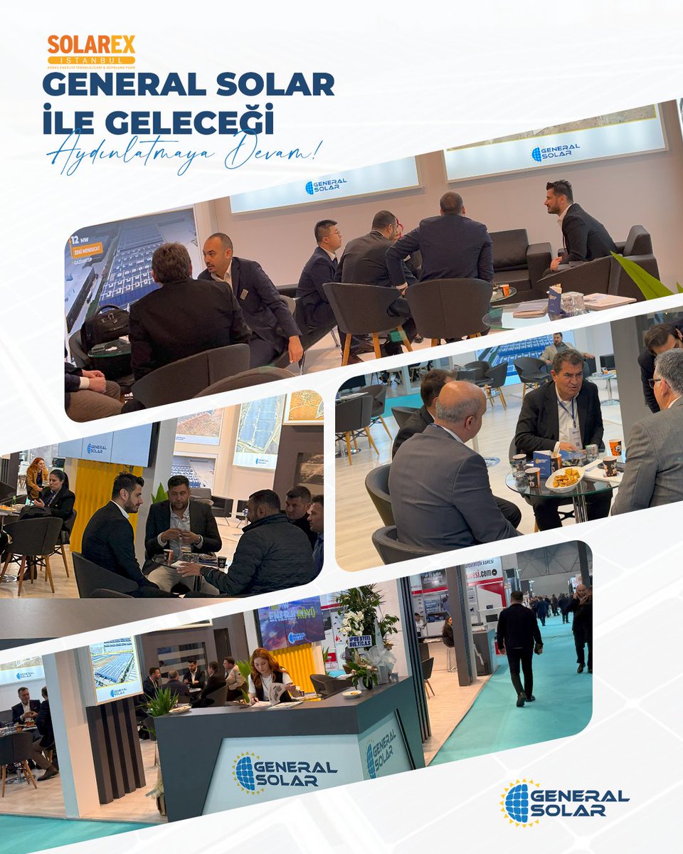 generalsolarr's tweet photo. General Solar, 17. Solarex İstanbul Fuarı’ndaydı! 🌞 #Generalsolar
Ziyaretçilerimizin yoğun ilgisi, sektörün sürdürülebilir enerjiye olan güvenini bir kez daha ortaya koydu.
Bizimle bu heyecanı paylaşan herkese teşekkür ederiz! 🌍⚡
#Solarex #solarex2025 #solarexistanbul https://t.co/phxsQBvJgJ