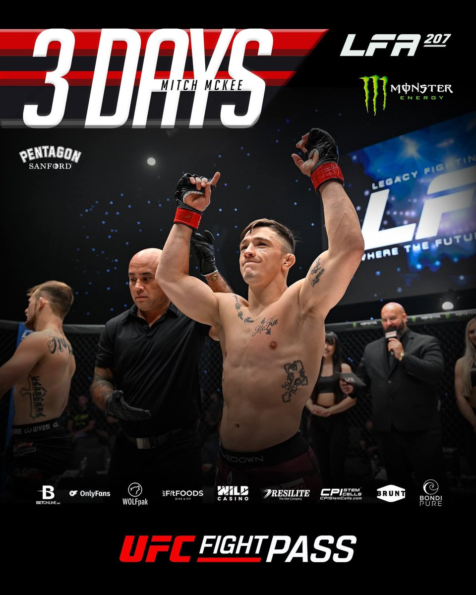 LFA (@lfafighting) on Twitter photo In 3 Days, <a href="/GopherWrestling/">Minnesota Wrestling</a> All-American @MitchMcKeeMMA returns to the LFA Octagon in the Co-Main Event of #LFA207! 〽️
Friday, April 18
@Sanford_Complex
#SiouxFalls, #SouthDakota
🎫: bit.ly/LFA207_TIX
#MMA
#LFANation
<a href="/UFCFightPass/">UFC FIGHT PASS</a> In 3 Days, <a href="/GopherWrestling/">Minnesota Wrestling</a> All-American @MitchMcKeeMMA returns to the LFA Octagon in the Co-Main Event of #LFA207! 〽️
Friday, April 18
@Sanford_Complex
#SiouxFalls, #SouthDakota
🎫: bit.ly/LFA207_TIX
#MMA
#LFANation
<a href="/UFCFightPass/">UFC FIGHT PASS</a>