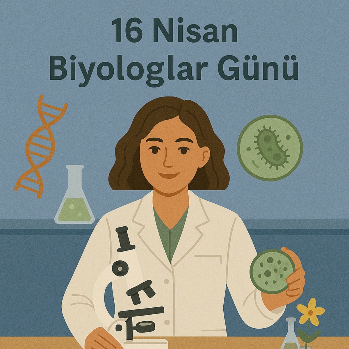 bioinforange's tweet photo. 🔬 16 Nisan Biyologlar Günü Kutlu Olsun! 🌿

Biyologlar; yaşamı anlamak, doğayı korumak ve bilime yön vermek için büyük bir özveri ile çalışan sessiz emekçilerdir.

Emekleri laboratuvarlarda, sahada ve her alanda yaşamın sürdürülebilirliği için büyük önem taşımaktadır.

Ancak, ülkemizde hâlâ Biyolog Meslek Kanunu bulunmamaktadır. Bu eksiklik; görev tanımı, yetki alanı ve istihdam güvencesi gibi konularda ciddi sorunlara yol açmaktadır.

📢 Bilimsel gelişmenin desteklenmesi ve ülkemizde biyolog mesleğinin gereken değeri bulması için Biyolog Meslek Kanunu bir an önce çıkarılmalıdır.

Tüm biyologların Biyologlar Günü'nü kutluyor; daha adil, daha saygı ve değer gören bir meslek geleceği diliyoruz.

#16NisanBiyologlarGünü #BiyologMeslekKanunu