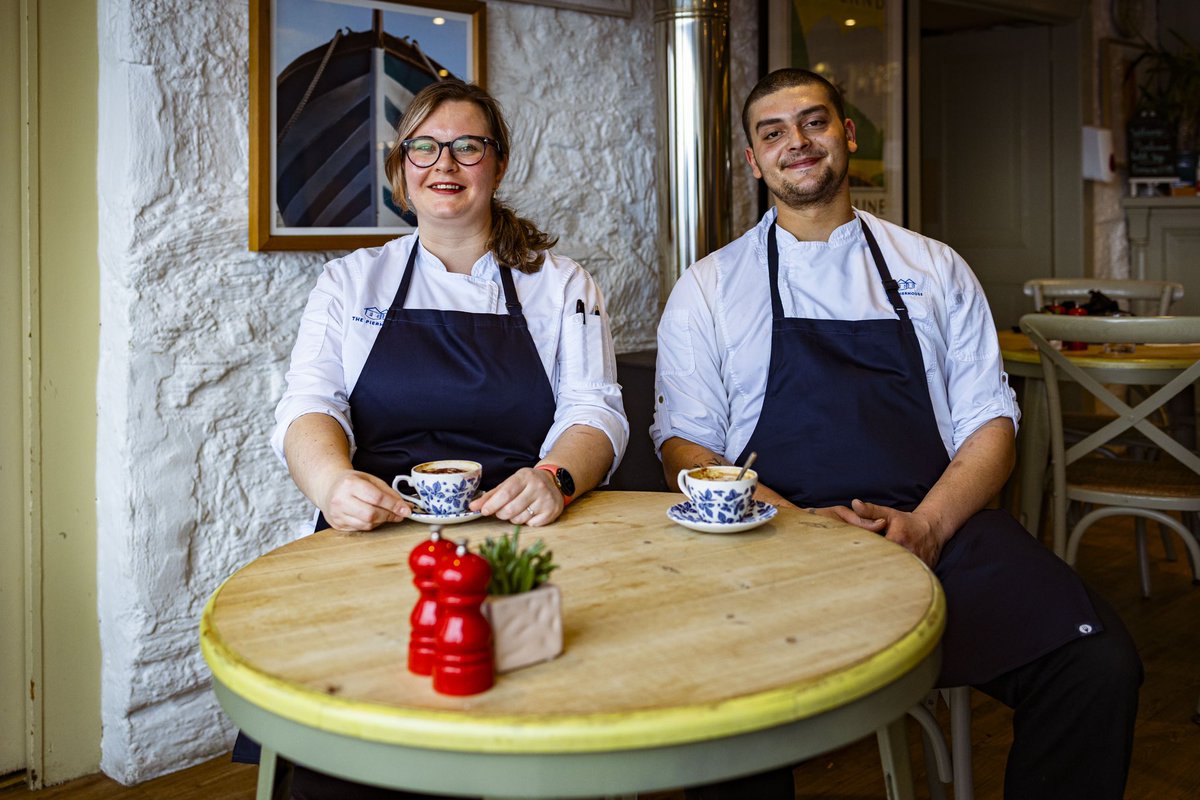 Our congratulations to Isaac and Ieva on their well-deserved promotions this past week 👏🏻♥️

Isaac has been promoted to Junior Sous Chef. And Ieva, has stepped up as our new Senior Chef de Partie. They are both a joy to work with, well done team!

#kitchenteam #scotland