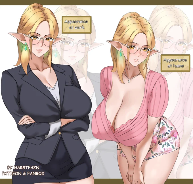 Hello everyone, I want to introduce the original character that I have created since 2021, her name is Livina, she is an Elf, in the future I will often create content for my OC 