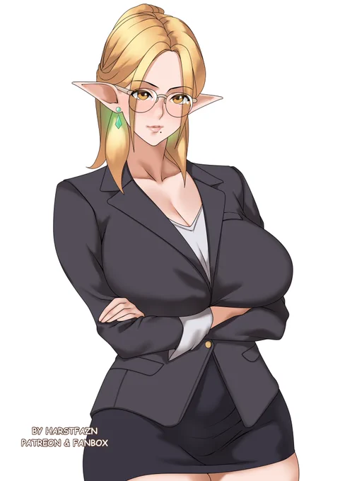 Hello everyone, I want to introduce the original character that I have created since 2021, her name is Livina, she is an Elf, in the future I will often create content for my OC 