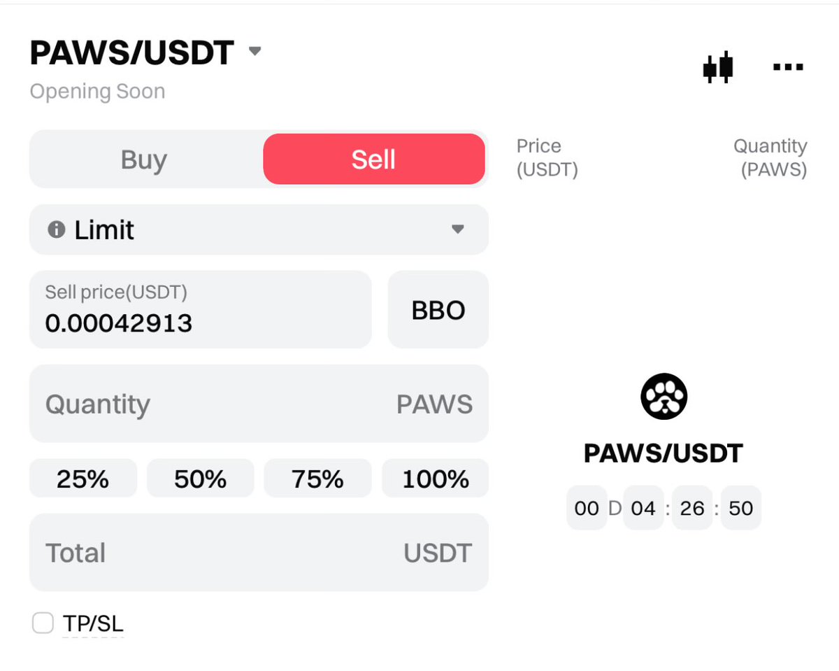 connectwithtola's tweet photo. GM ☕️ 🌞 

Please, say it back 

What are we doing with $PAWS today?

HODL or SELL?

Trading goes live in 4hrs+

Market: https://t.co/vgbGAIARN7 https://t.co/KGQikYSWPg