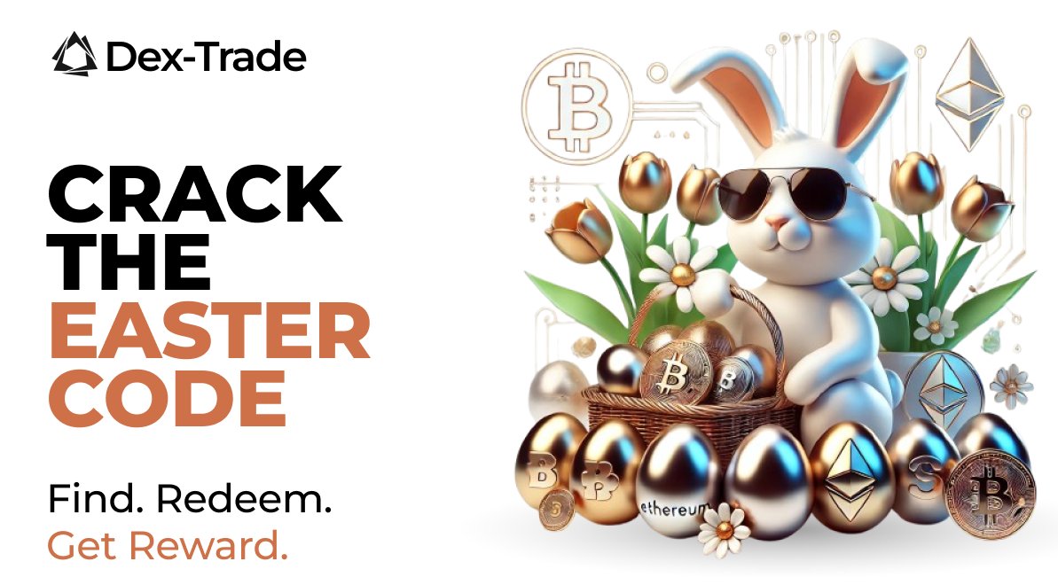 🥚 Easter is coming early at Dex-Trade! 🐣

Let’s start the celebration with a fun hunt! Somewhere on the Dex-Trade website, a special pop-up with a promo code is waiting for you! 👀

🔍 Your mission:
Find the pop-up, grab the code, and redeem 0.5 USDT – it’s that simple!
🎁 Only
