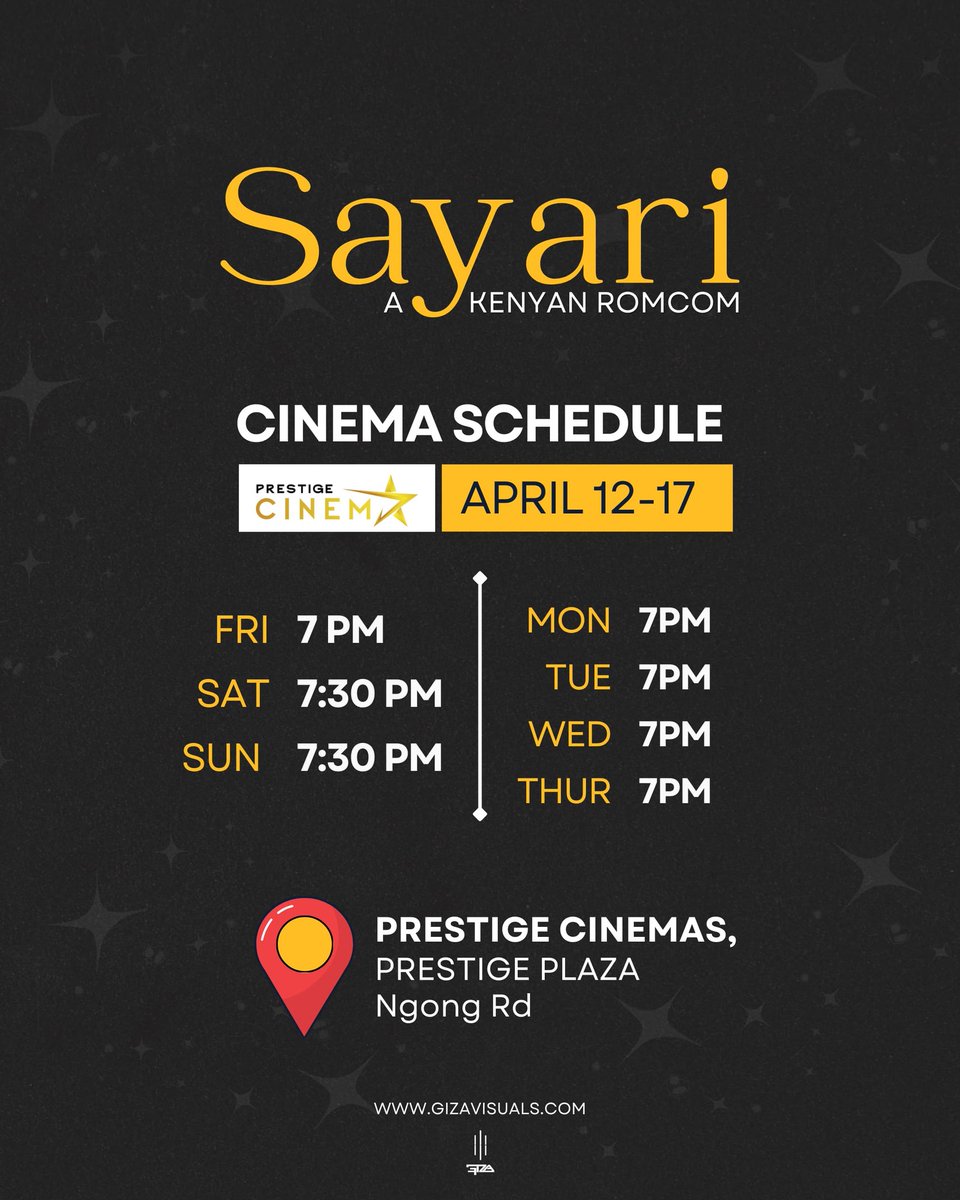 kenyasgossips's tweet photo. Kenyan cinema is LEVELING UP!
Went to see Sayari and I’m still smiling like I’m in the movie.
Trust me, you need to experience this magic on the big screen 🎥🔥💞🏞️

Grab your tickets via 👇🏾
https://t.co/JPm7aZEPXk

#Sayari #gizavisuals https://t.co/rQdor6hKcM