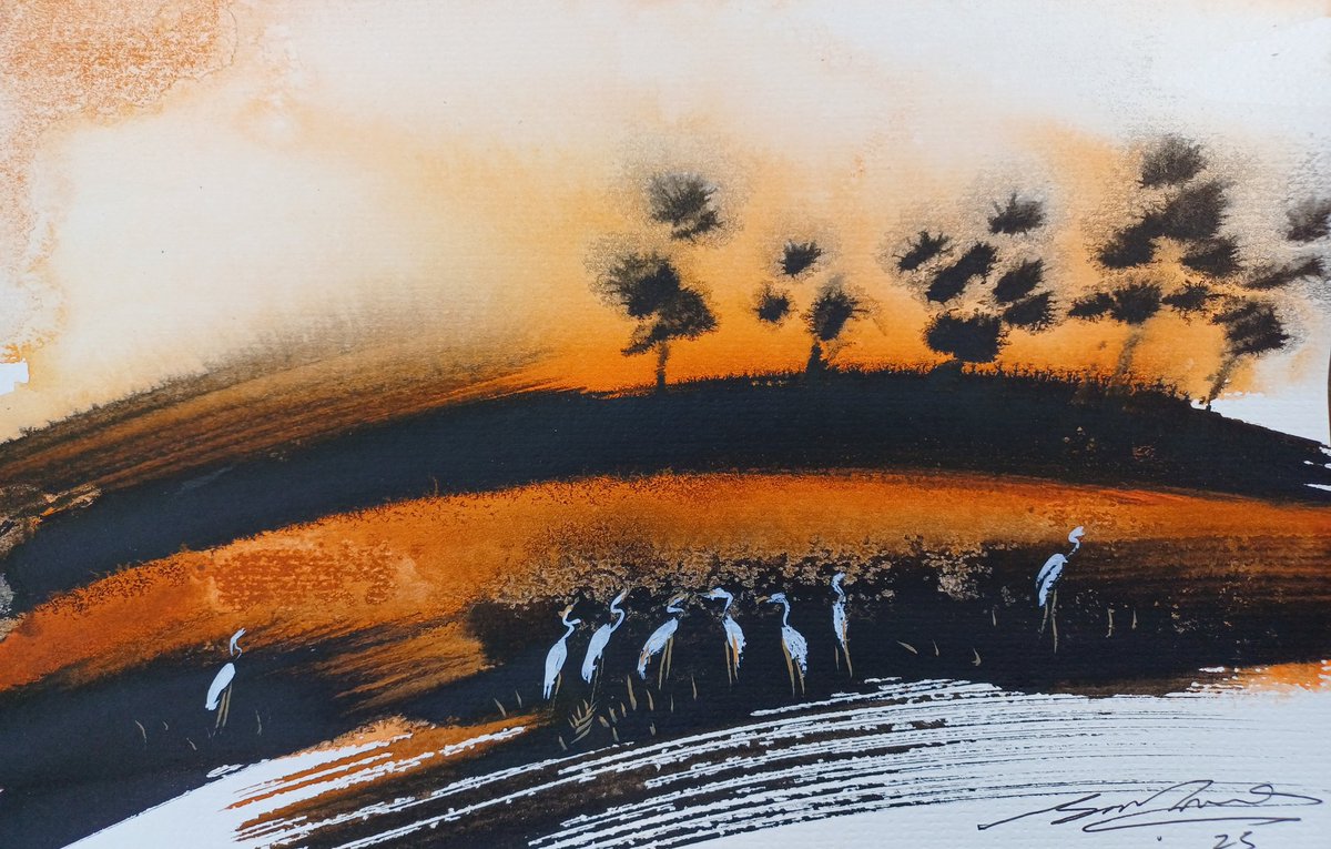 karidulislam's tweet image. Beauty of nature 
Water colour on paper 
2026
artistkaridul@gmail.com 
#art
#watercolor 
#panting