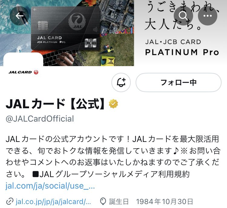 プロフィールもプラチナ Proに変えました✈️
誕生記念キャンペーンのご参加、お待ちしてます✨