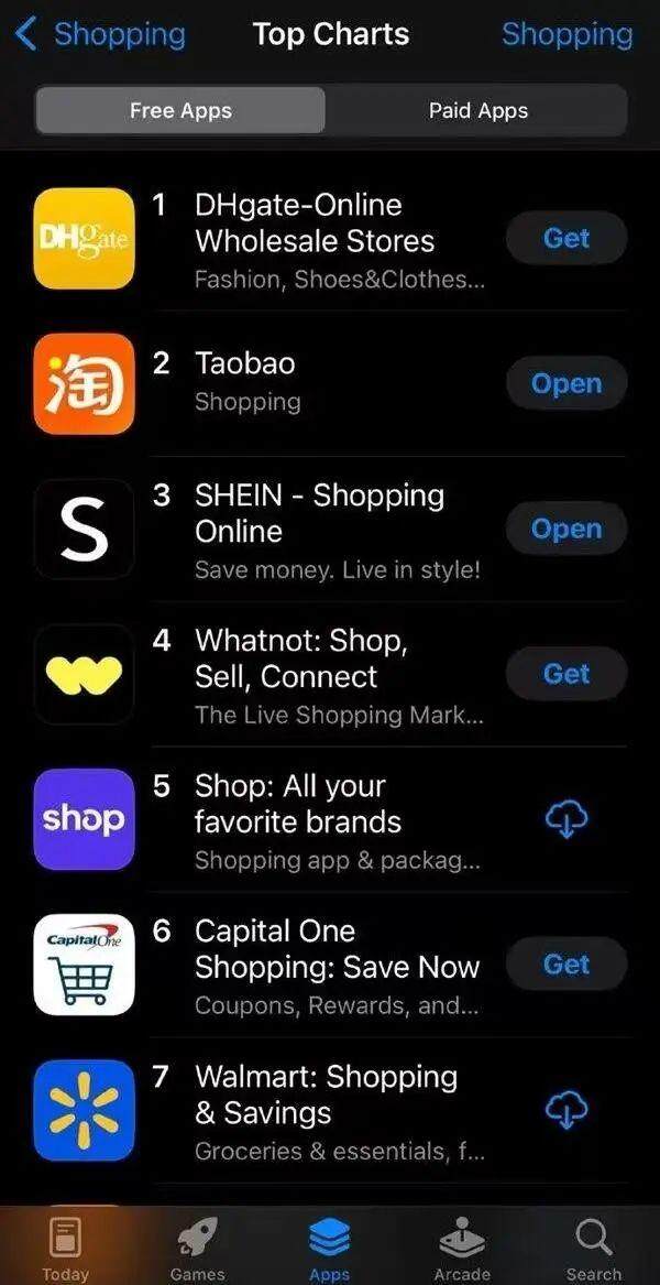 RecordGBA's tweet image. 👇Online: Chinese e-commerce apps dominate Top3 positions in Apple Store
Offline: 65,000 foreign buyers flock to #CantonFair on opening day
#DHgate #taobao #SHEIN
@Kanthan2030 @xuejianosaka @CGMeifangZhang @zhang_heqing @thinking_panda @iGuangdong