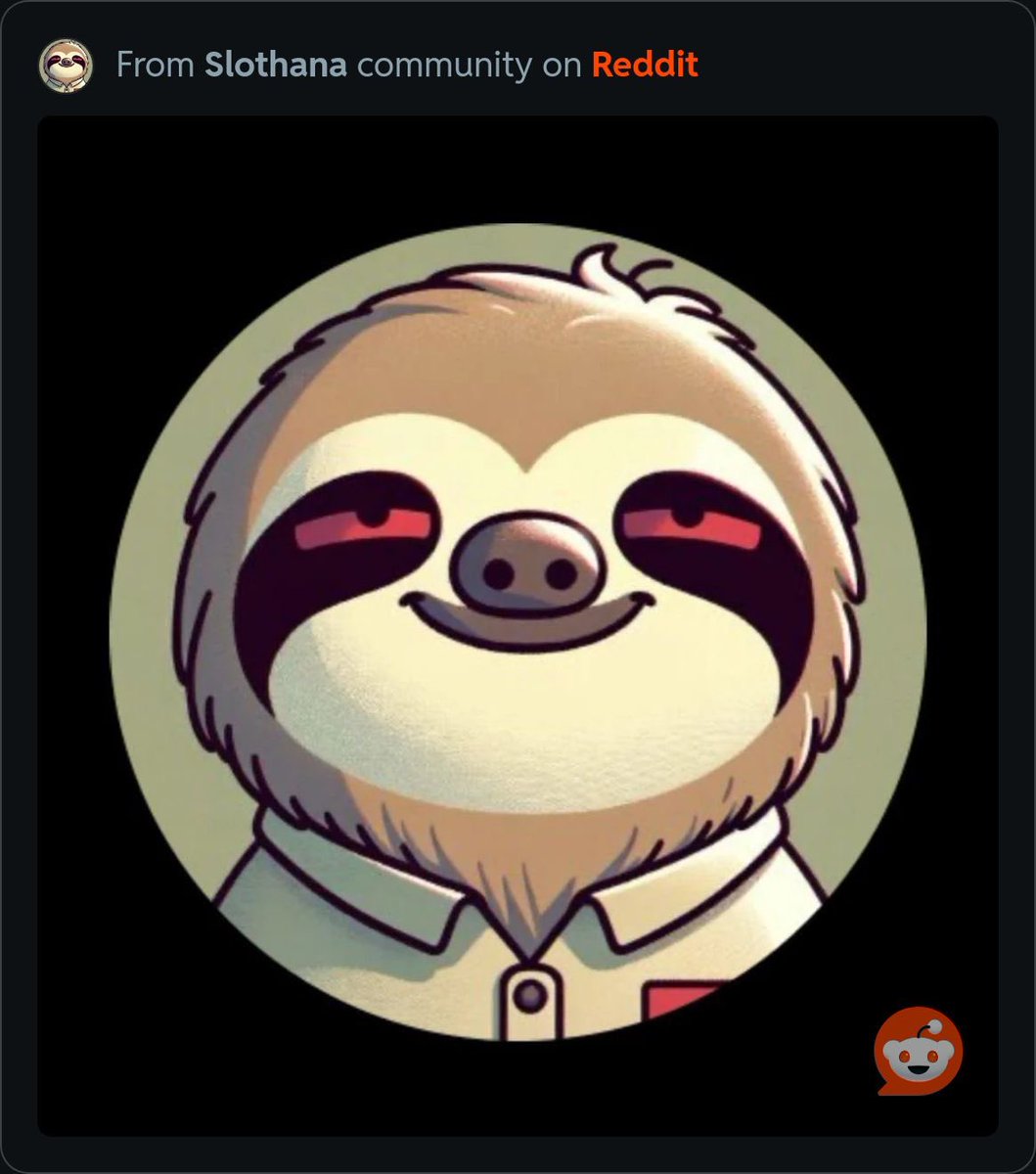 MikeSchout66030's tweet photo. @Crypto_zxzchina @SlothanaCoin deserves it.We as a community are so strong come check are reddit out🦥🚀 https://t.co/fnFVhds0kG