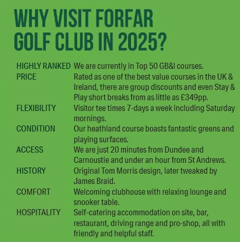 Forfar Golf Club tweet media